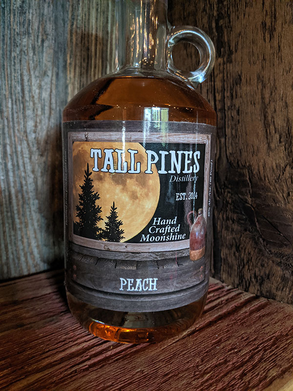 Tall Pines Peach Moonshine