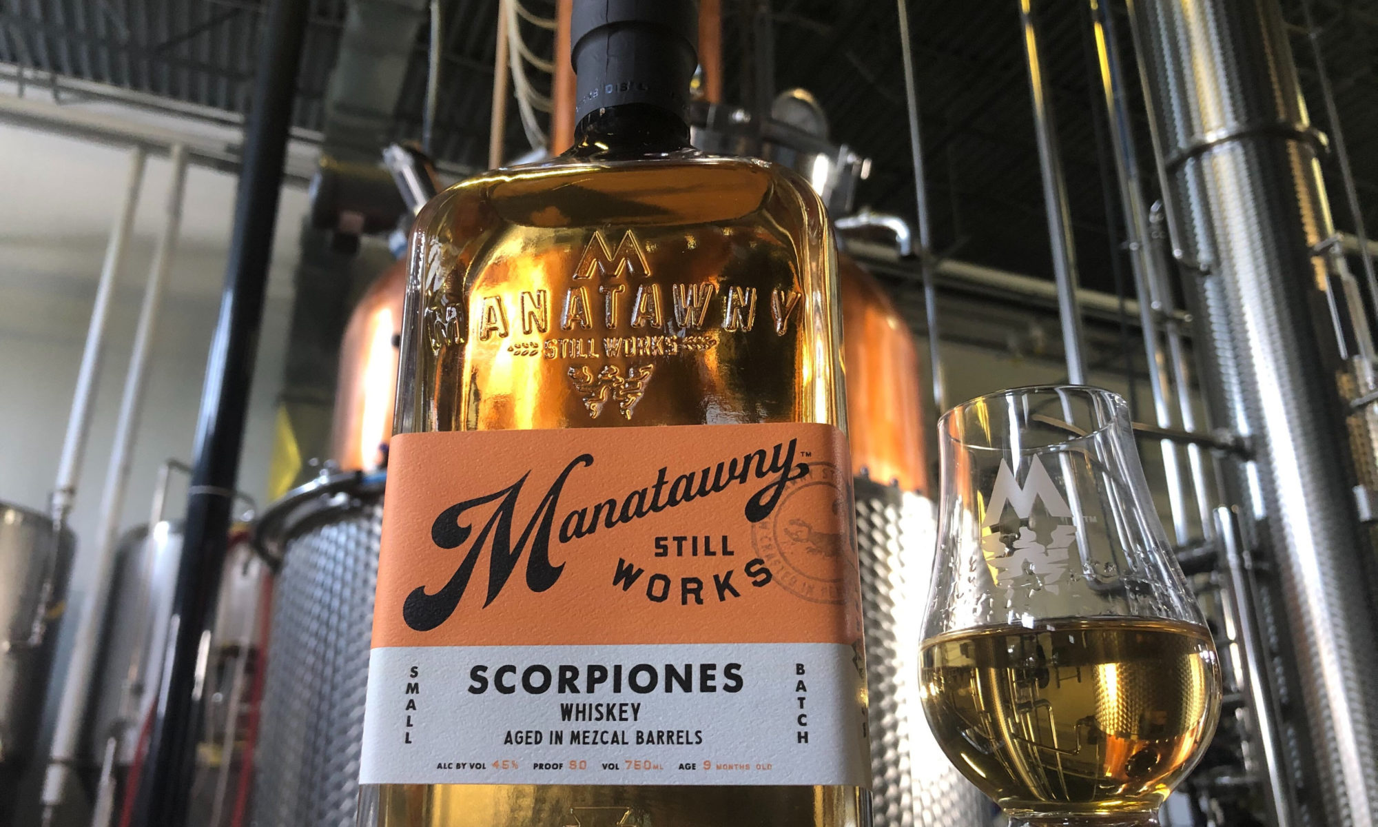 Manatawny Scorpiones Whiskey in Mezcal Barrels